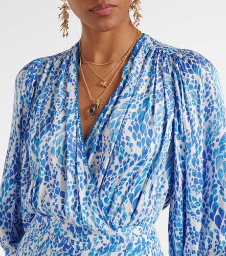 Colleen printed shirred minidress - Poupette St Barth - Modalova