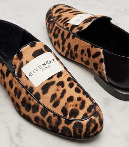 Mocasines Label de pelo de becerro estampados - Givenchy - Modalova