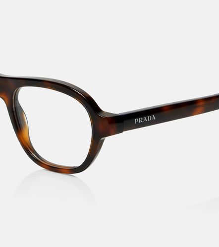 Prada Occhiali aviator con logo - Prada - Modalova