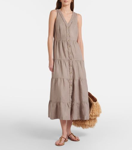 Vestido midi Zakynthos de lino a capas - Heidi Klein - Modalova
