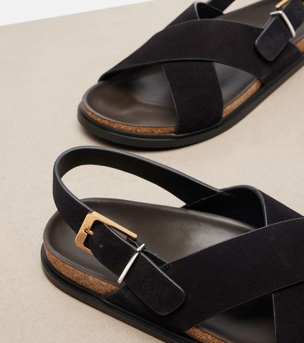 The Row Buckle suede sandals - The Row - Modalova