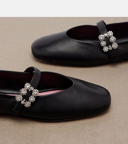 Roundy Toe embellished leather ballet flats - Roger Vivier - Modalova