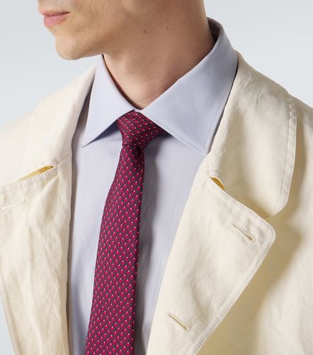 Corbata Archivio de seda jacquard - Giorgio Armani - Modalova