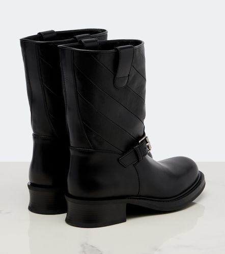VLogo leather biker boots - Valentino Garavani - Modalova