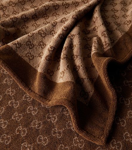 Toalla de rizo de algodón con GG - Gucci - Modalova