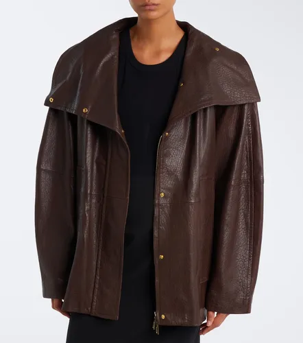 Sportmax Belted leather jacket - Sportmax - Modalova