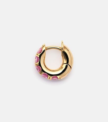 Pendiente Mini Macro Hoop oro de 18 ct con zafiros - Spinelli Kilcollin - Modalova