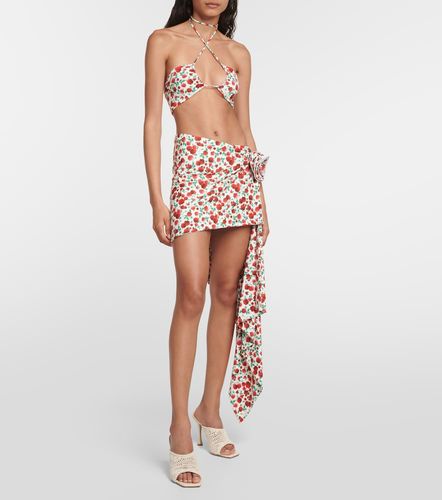 Floral applique miniskirt - Magda Butrym - Modalova