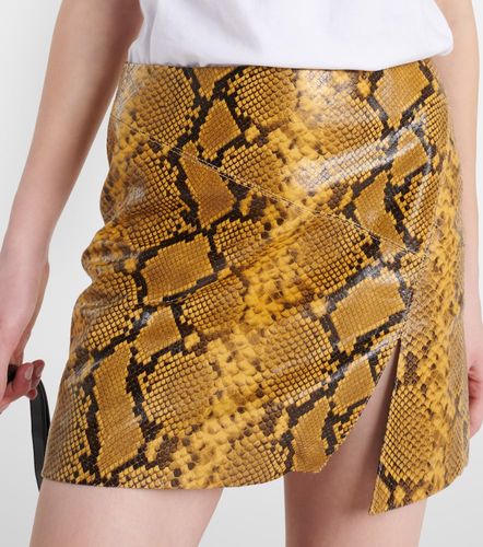 Blair snake-effect leather miniskirt - Isabel Marant - Modalova
