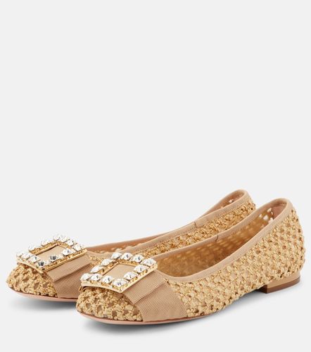 Tres Vivier raffia-effect ballet flats - Roger Vivier - Modalova