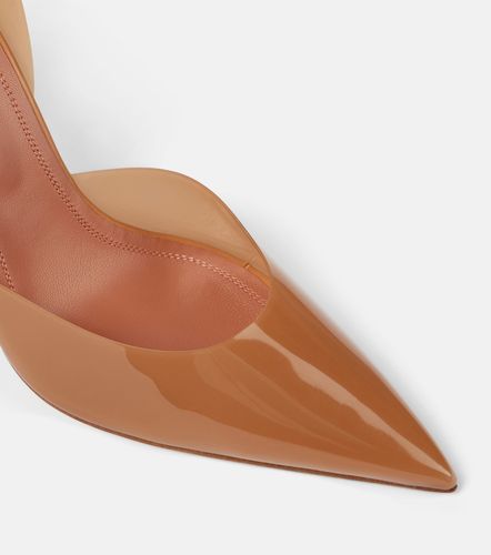 Pumps slingback Holli Glass 95 in PVC - Amina Muaddi - Modalova