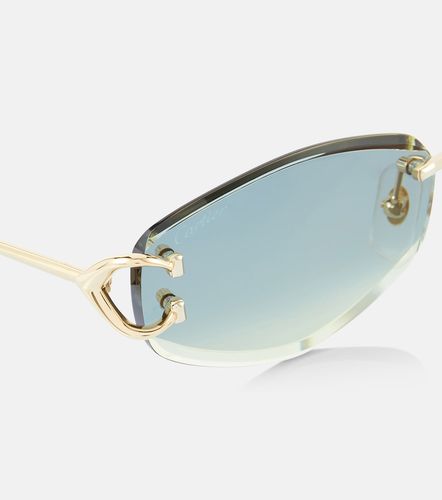 Signature C oval sunglasses - Cartier Eyewear Collection - Modalova