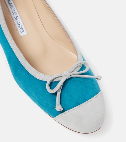 Capbal suede ballet flats - Manolo Blahnik - Modalova