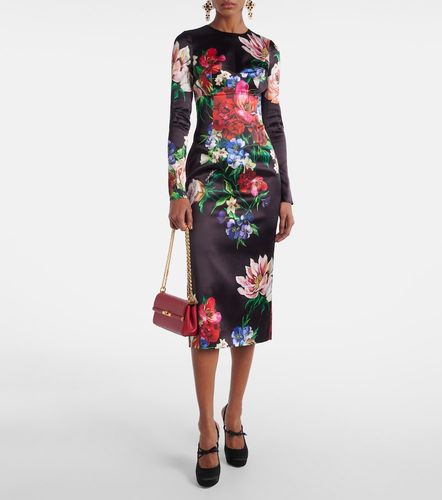 Vally satin slingback platform pumps - Dolce&Gabbana - Modalova