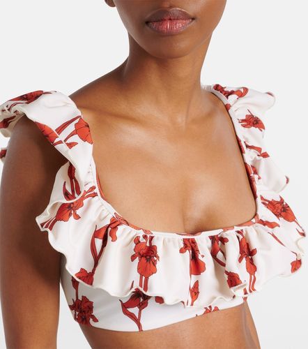 Boy floral ruffled bikini top - La DoubleJ - Modalova