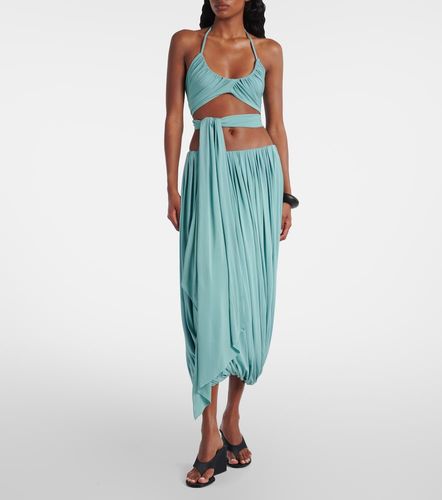 Alaïa Top drapeado con escote halter - Alaia - Modalova