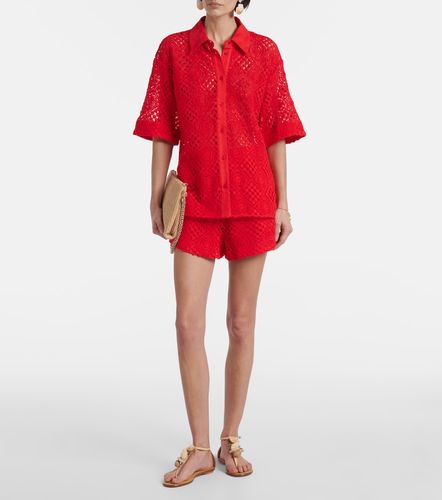 Shorts en croché de mezcla de algodón - SIR - Modalova