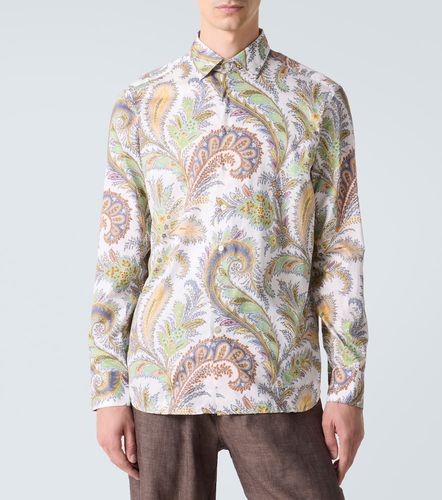 Camisa de popelín de algodón con paisley - Etro - Modalova