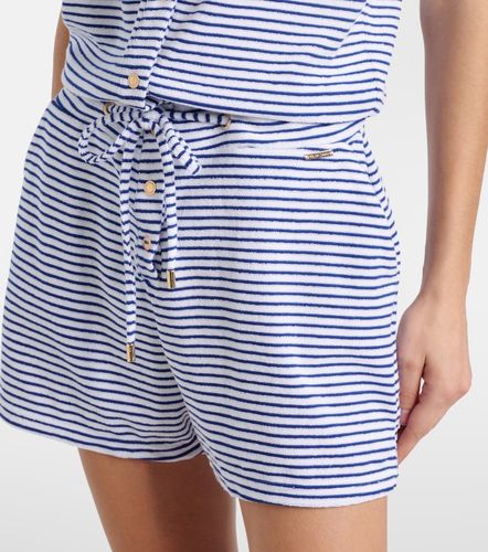 Venus cotton-blend terry romper - Melissa Odabash - Modalova