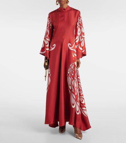 Vestido largo Magnifico de sarga de seda - La DoubleJ - Modalova