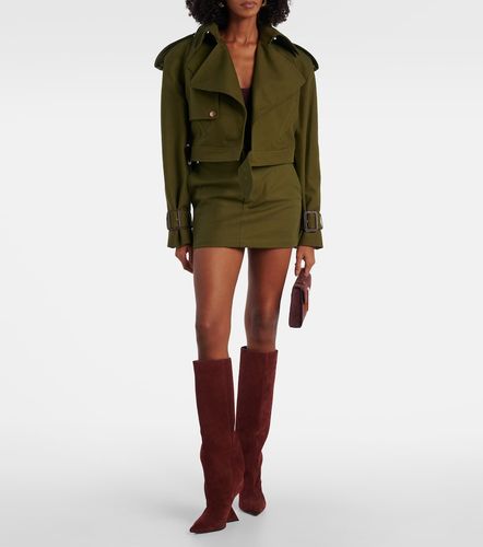 Minigonna in cotone a vita alta - Wardrobe.NYC - Modalova