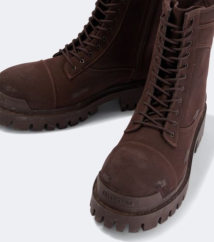 Anfibi Strike in canvas distressed - Balenciaga - Modalova