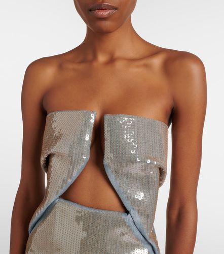 Prong sequined denim gown - Rick Owens - Modalova