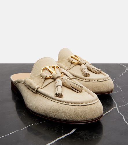 VLogo suede mules - Valentino Garavani - Modalova