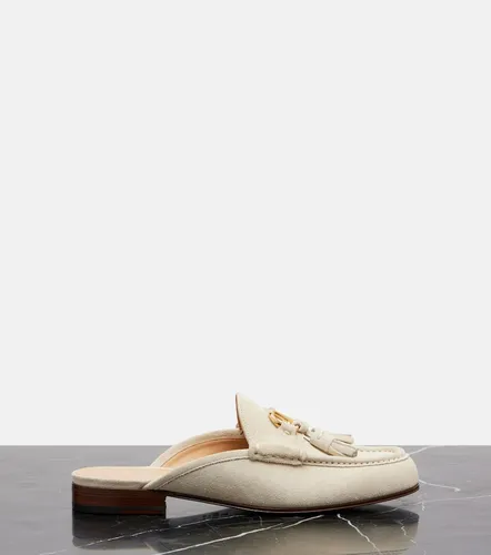 VLogo suede mules - Valentino Garavani - Modalova