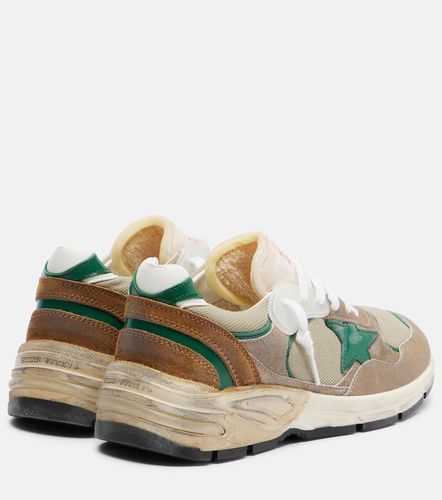 Dad Star leather-trimmed sneakers - Golden Goose - Modalova