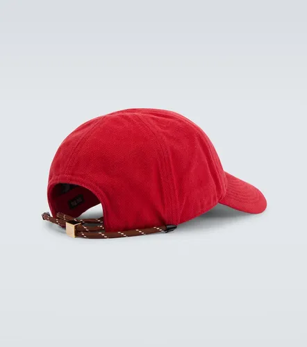 Miu Miu Logo denim baseball cap - Miu Miu - Modalova
