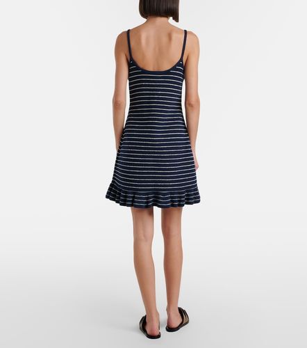Abito corto in misto cotone a righe - JW Anderson - Modalova