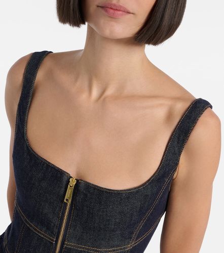 Self-Portrait Midikleid aus Denim - Self-Portrait - Modalova