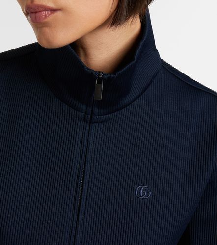 Web Stripe jersey zip-up sweatshirt - Gucci - Modalova