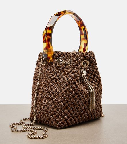Secchiello Bon Bon Small effetto rafia - Jimmy Choo - Modalova