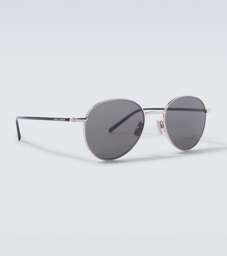 Gafas redondas con logo - Saint Laurent - Modalova