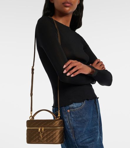 Bolso neceser Gaby Mini de satén - Saint Laurent - Modalova