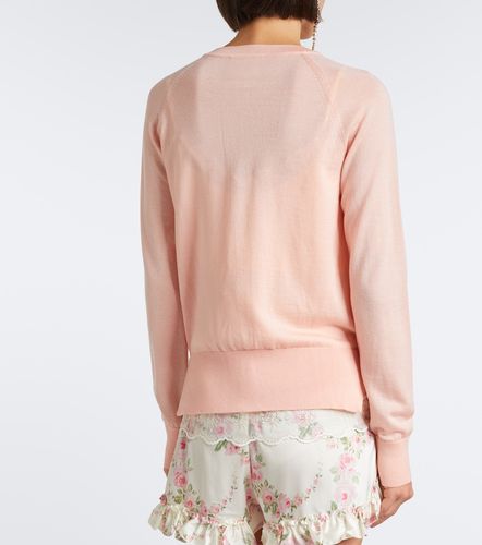 Crystal-embellished wool and silk cardigan - Simone Rocha - Modalova