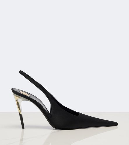 Slingback-Pumps Goya aus Satin - Saint Laurent - Modalova