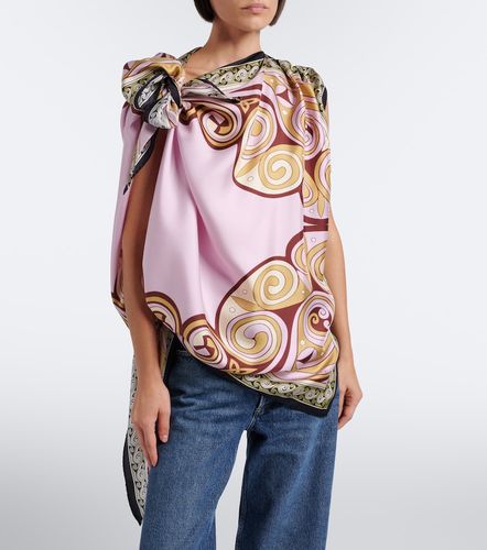 Kells printed silk twill top - La DoubleJ - Modalova