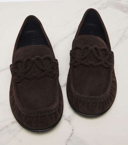 Loafers Double L aus Veloursleder - Loewe - Modalova