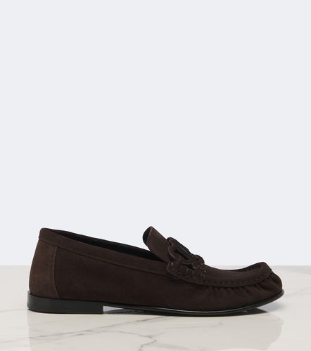 Loewe Mocassini Double L in suede - Loewe - Modalova