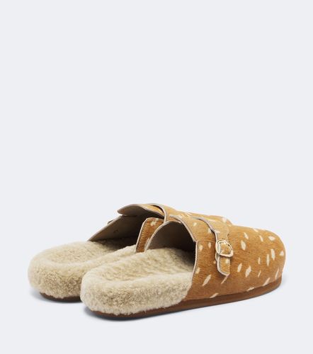 Clogs Vasilitsa aus Leder mit Lammfell - Ancient Greek Sandals - Modalova