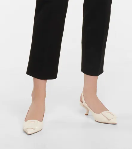 Virgule slingback leather pumps - Roger Vivier - Modalova