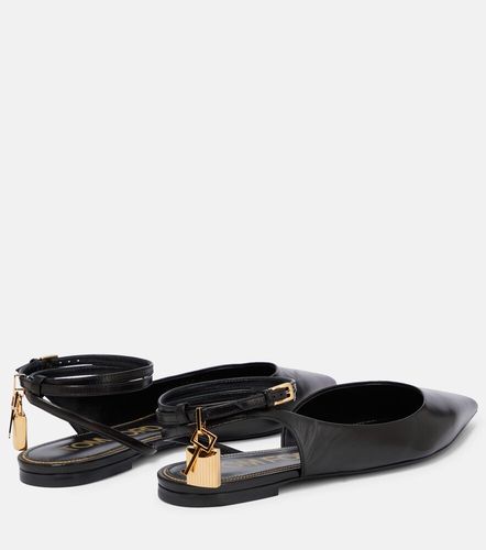 Ballerine slingback Padlock in pelle - Tom Ford - Modalova
