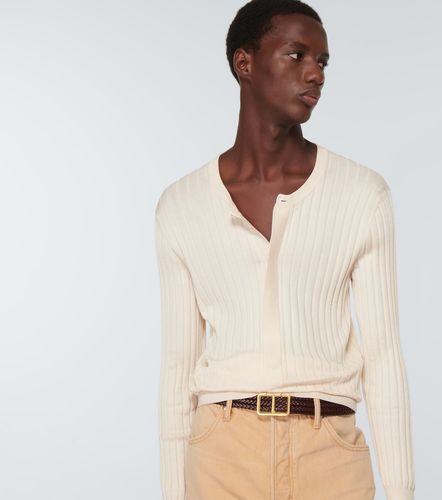 Pullover serafino in misto seta - Tom Ford - Modalova