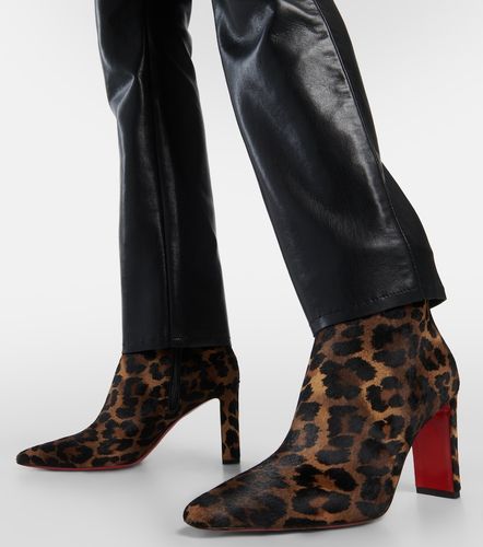 Suprabooty 85 leopard-print ankle boots - Christian Louboutin - Modalova