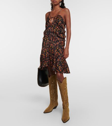 Denvee suede knee-high cowboy boots - Isabel Marant - Modalova