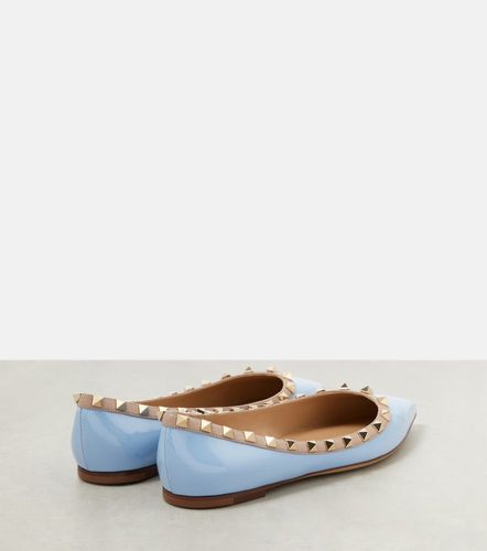 Bailarinas Rockstud de piel - Valentino Garavani - Modalova