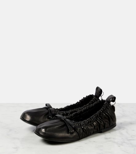 Bailarinas de piel con lazo - Acne Studios - Modalova